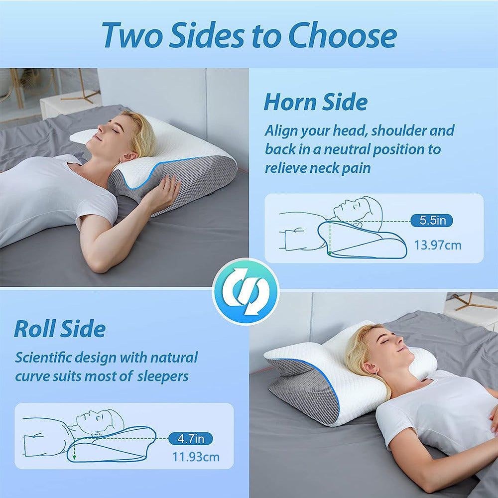 New style neck pillow memory pillow home sleeping pillow memory foam pillow core cervical pillow cervical pillow memory foam pillow
