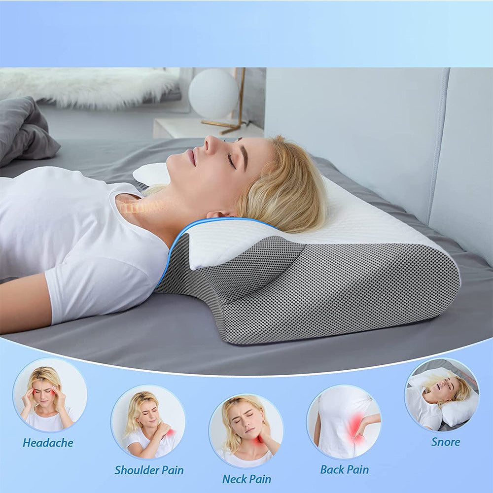 New style neck pillow memory pillow home sleeping pillow memory foam pillow core cervical pillow cervical pillow memory foam pillow