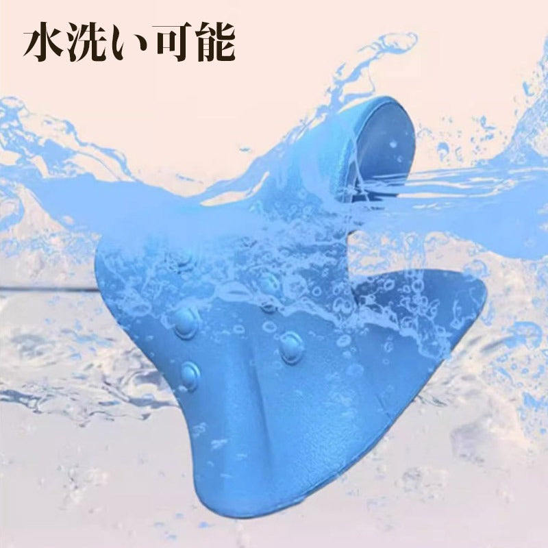 「スマホ対策 」ストレッチピロー ネックピロー 首枕 マッサージ
